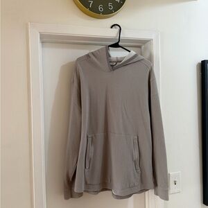 All in Motion Taupe Hooded Sweater